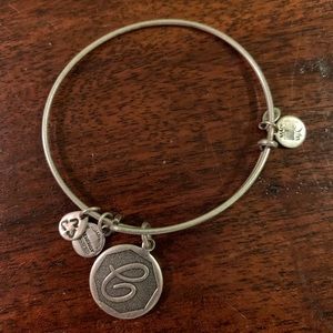 “C” initial alex and Ani bracelet